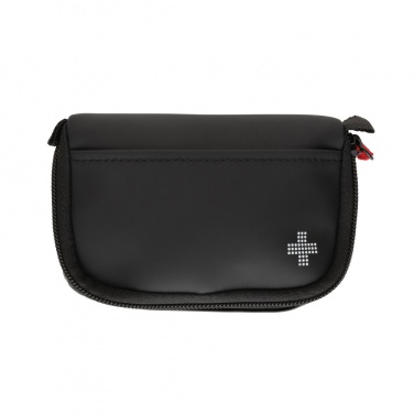 Logotrade Firmengeschenke das Foto: Kleines Erste-Hilfe-Set in RCS recycelter Nubuk-PU Tasche