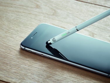 Logotrade Geschäftsgeschenke das Foto: Antibakterieller Stift Alu