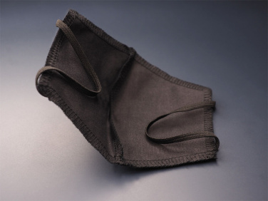 Logotrade werbemittel das Foto: BLACK-BLACK Baumwollmaske 140116500