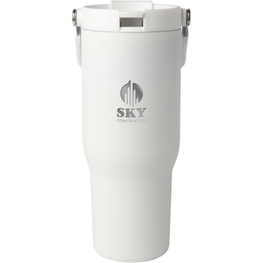 Logotrade Logogeschenke das Foto: Bronx 900 ml RCS-zertifizierter Kupfer-Vakuum Isolierbecher aus Edelstahl mit Doppelfunktionsdeckel