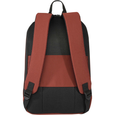 Logotrade Firmengeschenke das Foto: Luma 15" GRS Laptop-Rucksack aus recyceltem Material mit Diebstahlschutz 10L