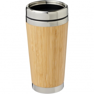 Logotrade promotional merchandise picture of: Bambus 450 ml tumbler with bamboo outer