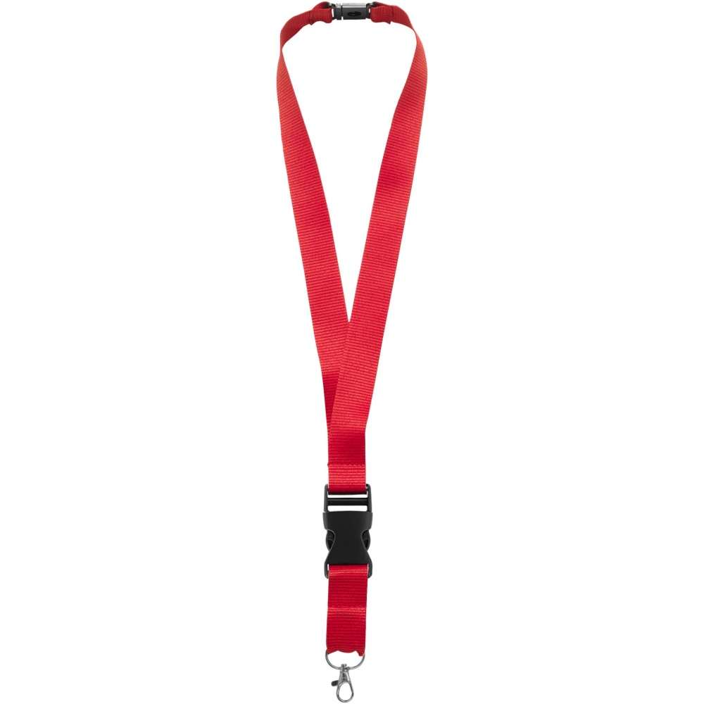Logotrade advertising product picture of: Yogi lanyard detachable buckle break-away closure