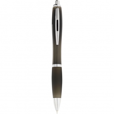 Logotrade promotional products photo of: Nash ballpoint pen coloured barrel and black grip
