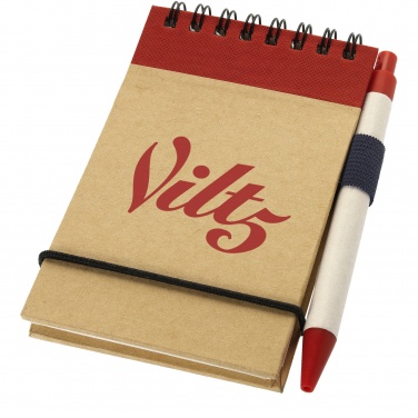 Logotrade promotional item image of: Zuse A7 recycled jotter notepad with pen