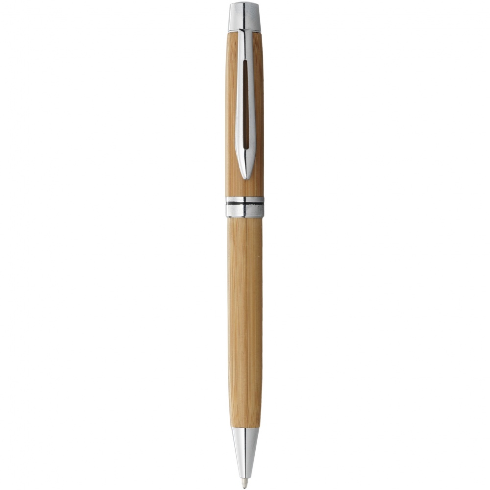Logo trade promotional giveaways picture of: Jakarta bamboo ballpoint pen