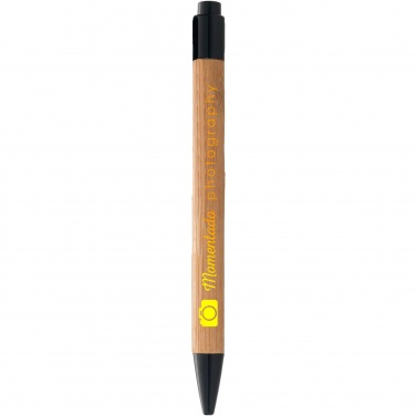 Logo trade business gift photo of: Borneo bamboo ballpoint pen