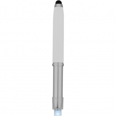 Logo trade promotional item photo of: Xenon stylus ballpoint pen with LED light