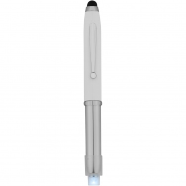Logo trade business gift photo of: Xenon stylus ballpoint pen with LED light