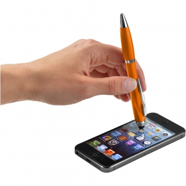 Logotrade promotional giveaways photo of: Nash stylus ballpoint pen with coloured grip