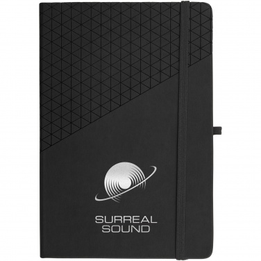 Logo trade advertising products image of: Theta A5 hard cover notebook