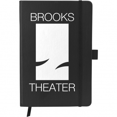 Logo trade promotional giveaways image of: Colour-edge A5 hard cover notebook