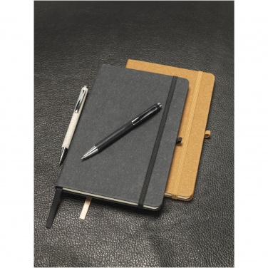 Logo trade promotional giveaway photo of: Atlana leather pieces notebook