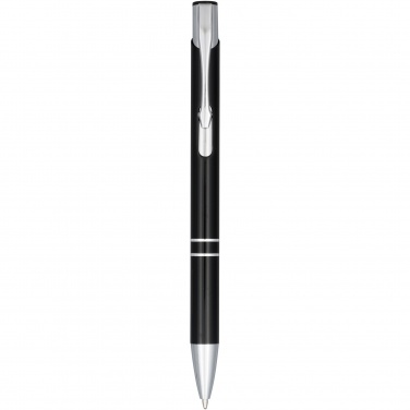 Logo trade promotional products picture of: Moneta anodized aluminium click ballpoint pen
