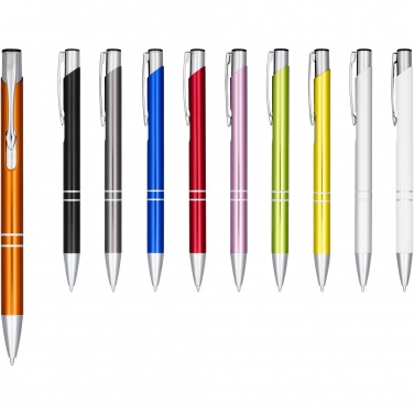 Logotrade advertising product picture of: Moneta anodized aluminium click ballpoint pen