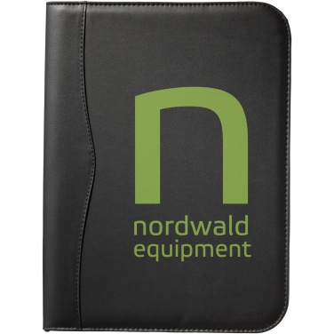 Logo trade promotional merchandise picture of: Ebony A4 zippered portfolio