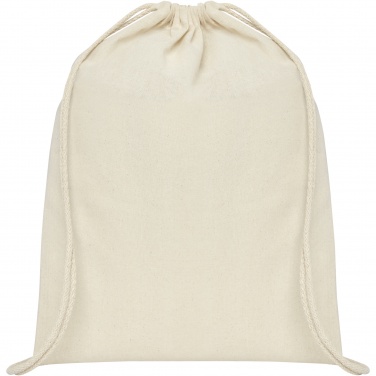 Logo trade promotional items picture of: Oregon 100 g/m² cotton drawstring bag 5L