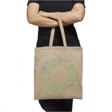 Logo trade promotional items image of: Pheebs 150 g/m² recycled tote bag 7L