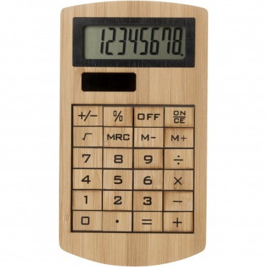 Logotrade advertising products photo of: Eugene calculator made of bamboo
