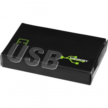 Logo trade promotional merchandise picture of: Slim card-shaped 4GB USB flash drive