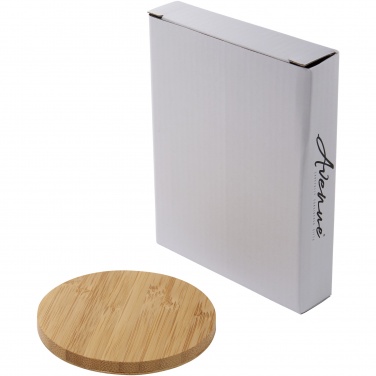 Logo trade promotional merchandise photo of: Essence 5W bamboo wireless charging pad