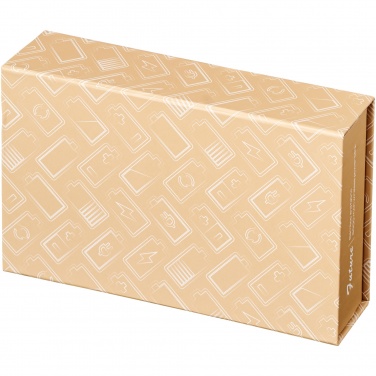 Logotrade corporate gift picture of: Future 6000 mAh bamboo/fabric wireless power bank