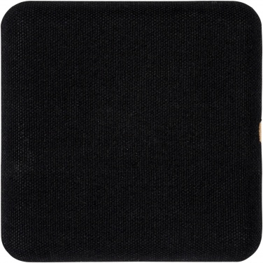 Logotrade advertising product image of: Leaf 5W bamboo and fabric wireless charging pad