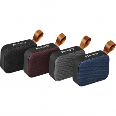 Logo trade promotional item photo of: Fashion fabric Bluetooth® speaker