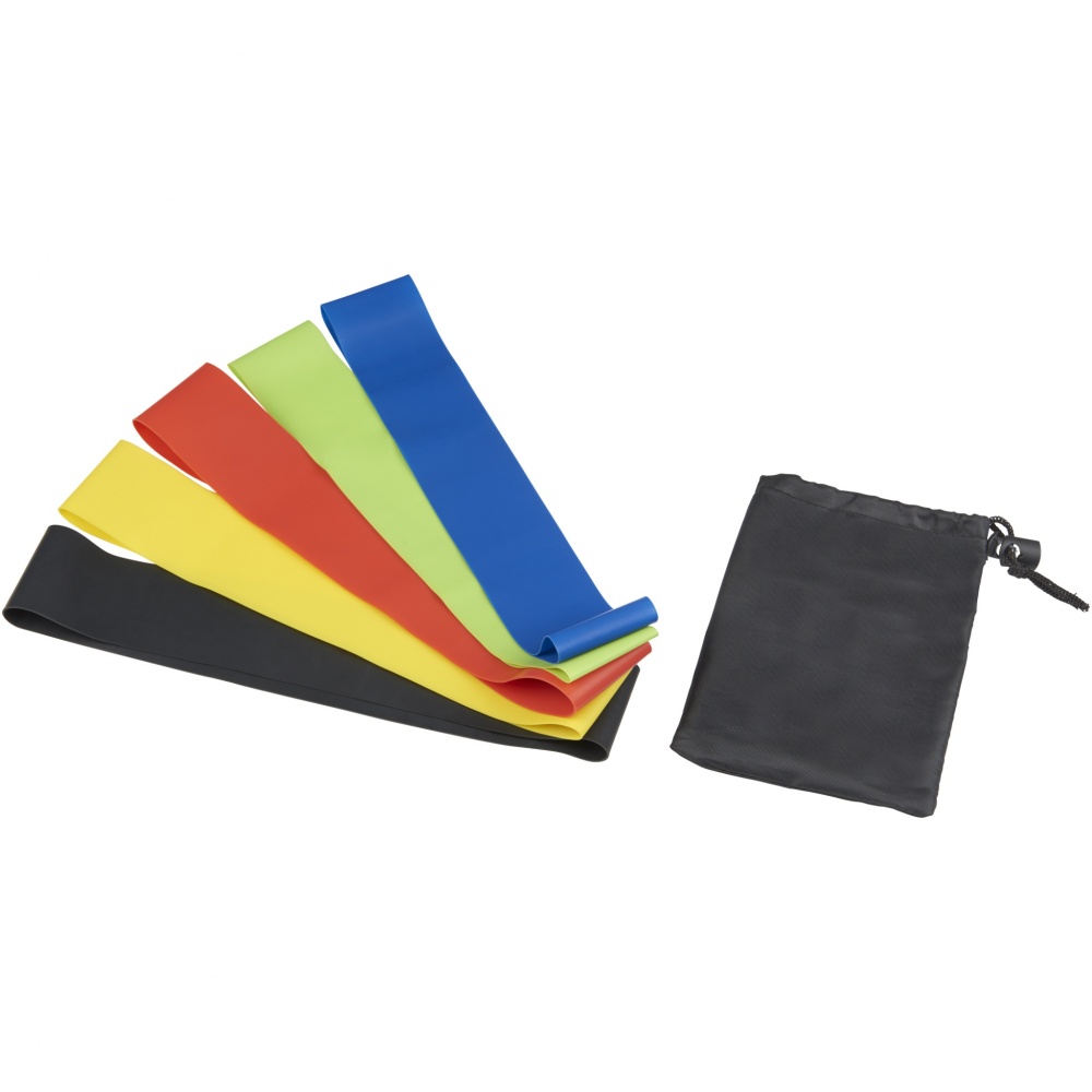 Logo trade business gifts image of: Crane resistance elastic fitness bands