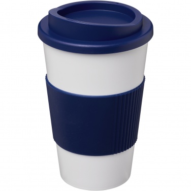 Logo trade corporate gifts image of: Americano® 350 ml insulated tumbler with grip