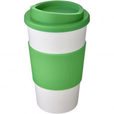 Logo trade advertising product photo of: Americano® 350 ml insulated tumbler with grip