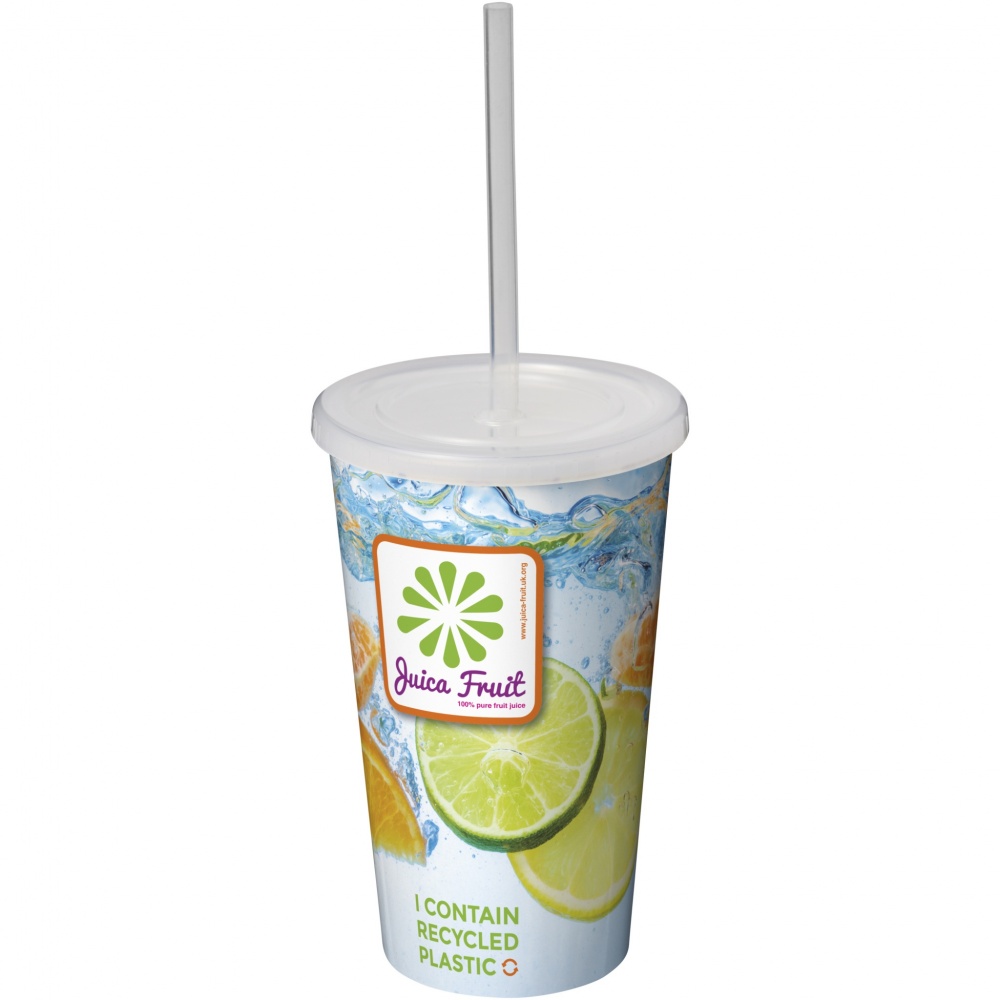 Logo trade advertising product photo of: Brite-Americano® 350 ml double-walled stadium cup
