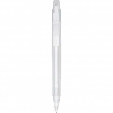 Logo trade advertising product photo of: Calypso frosted ballpoint pen