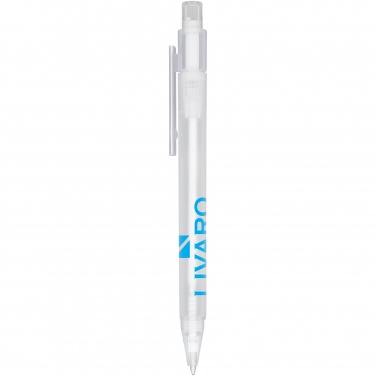 Logo trade promotional giveaways picture of: Calypso frosted ballpoint pen