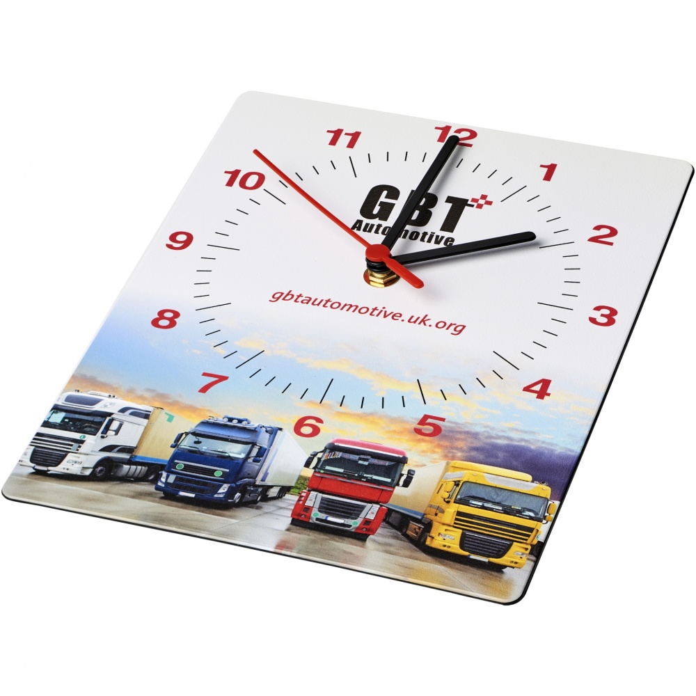Logotrade promotional merchandise picture of: Brite-Clock® rectangular wall clock