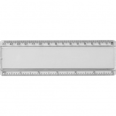 Logo trade corporate gifts image of: Ellison 15 cm plastic insert ruler
