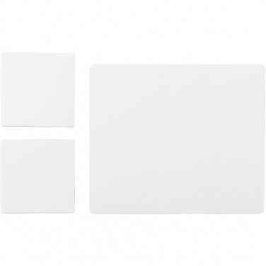 Logotrade business gifts photo of: Q-Mat® mouse mat and coaster set combo 3