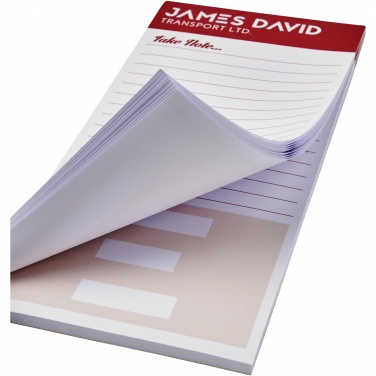 Logo trade promotional giveaways image of: Desk-Mate® 1/3 A4 notepad