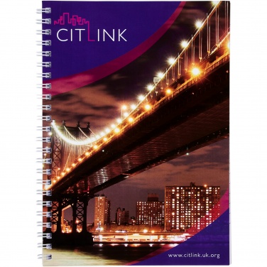 Logo trade promotional items image of: Desk-Mate® A5 spiral notebook