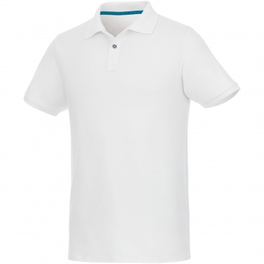 Logotrade promotional product picture of: Beryl short sleeve men's organic recycled polo