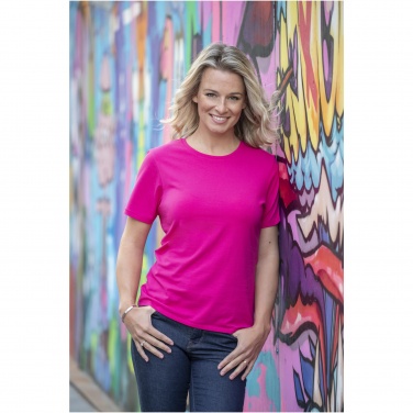 Logo trade corporate gifts image of: Balfour short sleeve women's organic t-shirt
