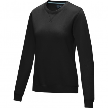 Logo trade promotional merchandise photo of: Jasper women’s organic recycled crewneck sweater