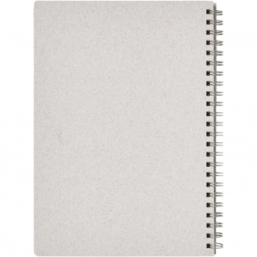 Logo trade corporate gift photo of: Bianco A5 size wire-o notebook