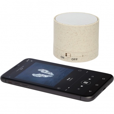 Logotrade advertising product image of: Kikai wheat straw Bluetooth® speaker