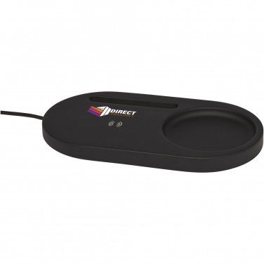Logotrade corporate gift picture of: Klip 5W wireless charging desk organizer