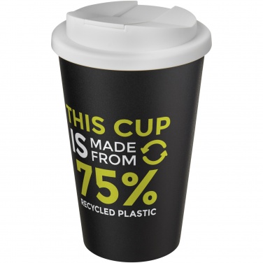 Logo trade advertising products picture of: Americano® Eco 350 ml recycled tumbler with spill-proof lid