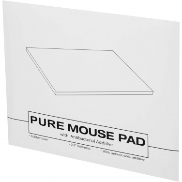 Logo trade promotional giveaways image of: Pure mouse pad with antibacterial additive