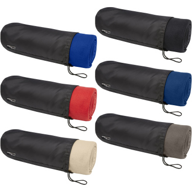 Logotrade advertising products photo of: Willow GRS RPET polar fleece blanket