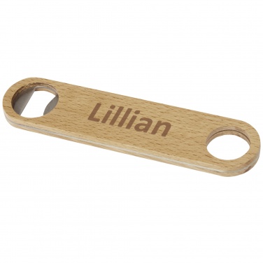 Logo trade promotional giveaways picture of: Origina wooden bottle opener
