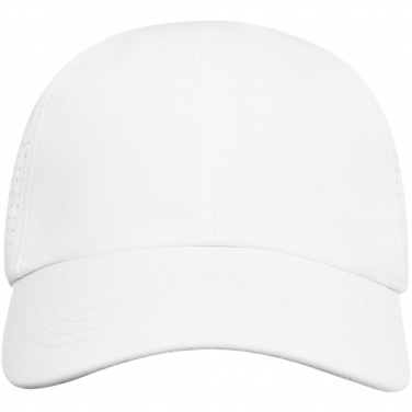 Logo trade corporate gifts image of: Mica 6 panel GRS recycled cool fit cap